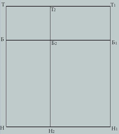 Базовая сетка для выкройки юбки