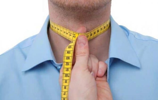 Как правильно измерить ворот рубашки.