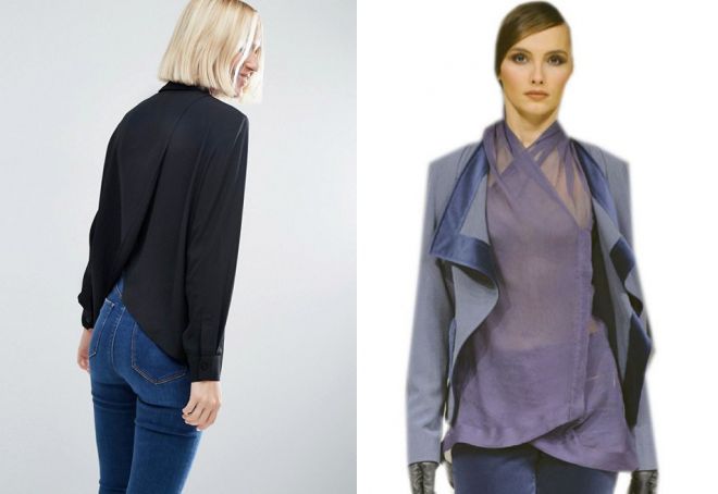 красивые шелковые блузки