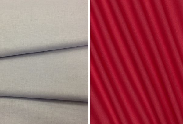 Ткань базь - светло коричневый и красный цвет