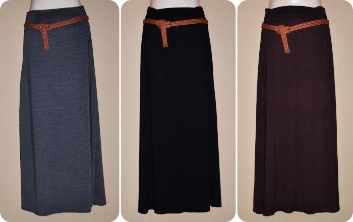 юбка на резинке из трикотажа